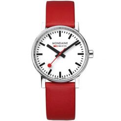 Zegarek damski Mondaine MSE.35110.LCV, Quartz, 35mm, 3ATM. Szare zegarki damskie MONDAINE, ze stali. Za 1,239.35 zł.
