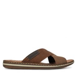 Klapki Rieker. Brązowe klapki i japonki męskie Rieker. Za 279.99 zł.