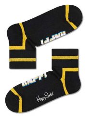 Happy Socks Skarpety w kolorze czarno-żółtym rozmiar: 41-46. Czarne skarpetki męskie Happy Socks, bez wzorów, prążkowane. Za 35.10 zł.