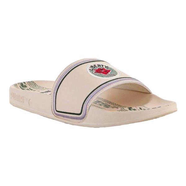 Damskie Klapki X Liberty 2.0 Logo Sliders. Brązowe klapki damskie Puma, bez wzorów, z materiału, bez obcasa. Za 301.99 zł.