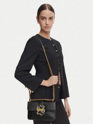 Just Cavalli Torebka Iconic Snakes 81RA4BAF ZSA89 Czarny. Czarne torebki klasyczne damskie Just Cavalli, bez wzorów, bez dodatków. Za 819.99 zł.