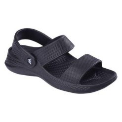 Sandały Damskie Sand. Czerwone sandały damskie MARTES ESSENTIALS, bez wzorów, z materiału, bez obcasa, na obcasie. Za 48.37 zł.