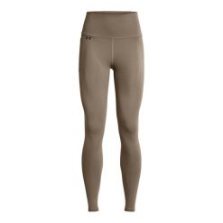 Damskie legginsy Under Armour Motion. Brązowe legginsy sportowe damskie Under Armour, xs, bez wzorów, z materiału. Za 242.00 zł.