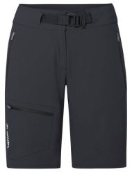 Spodenki damskie Badile Shorts II. Czarne spodenki sportowe damskie Vaude, bez wzorów, z materiału, sportowe. Za 464.85 zł.