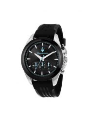 Maserati Zegarek Traguardo Chronograph R8871612047 Czarny. Czarne zegarki męskie maserati. Za 1,189.00 zł.