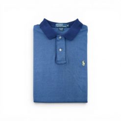 Polo Ralph Lauren koszulka męska z krótkim rękawem. Niebieskie koszulki polo męskie Ralph Lauren, l, bez ramiączek, na golfa. Za 127.76 zł.