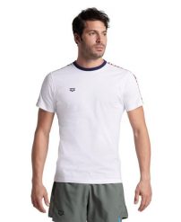 Koszulka męska Arena T-Shirt Team OG. Białe t-shirty męskie Arena, m, bez wzorów, z materiału, bez kołnierzyka. Za 148.35 zł.