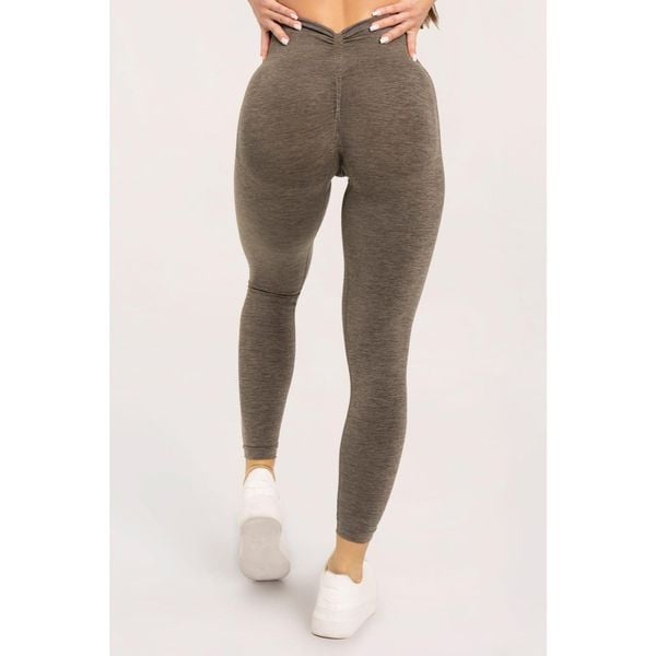 Legginsy fitness damskie Gym Glamour seamless deep push up. Szare legginsy damskie GYM GLAMOUR, s, bez wzorów. Za 169.99 zł.