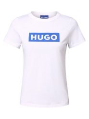 HUGO BLUE Koszulka - Classic Tee_B Kobiety Bawełna biały, XS. Białe t-shirty damskie HUGO BLUE, xs, bez wzorów, z bawełny, bez kołnierzyka. Za 209.95 zł.