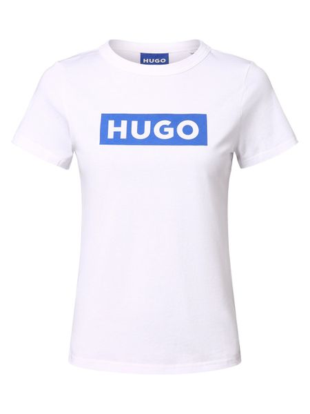 HUGO BLUE Koszulka - Classic Tee_B Kobiety Bawełna biały, XS. Białe t-shirty damskie HUGO BLUE, xs, bez wzorów, z bawełny, bez kołnierzyka. Za 209.95 zł.