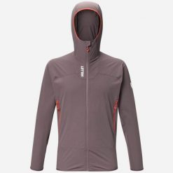 Kurtka softshell alpinistyczna męska MILLET Kamet Xcs Light Hoodie M. Szare kurtki męskie Millet, l, bez wzorów, z elastanu, z kapturem. Za 646.30 zł.