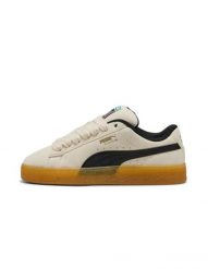 Tenisówki Puma Model Suede Xl Dark Risk Kolor Biały. Brązowe trampki i tenisówki męskie Puma, bez wzorów, z gumy, bez zapięcia. Za 474.50 zł.