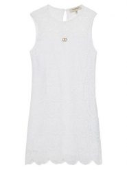 TWINSET Sukienka elegancka 251GJ2QR3 Biały Regular Fit. Białe sukienki dziewczęce Twinset, bez wzorów, z syntetyku, eleganckie, bez ramiączek. Za 429.99 zł.