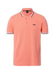 BOSS Green koszulka polo - Paddy Mężczyźni Bawełna pomarańczowy, XXXL. Brązowe koszulki polo męskie Boss Green, m, bez wzorów, z bawełny, bez ramiączek. Za 349.95 zł.