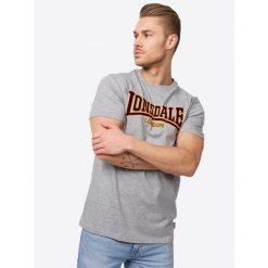 T-shirt o wąskim kroju Lonsdale Classic. Szare t-shirty męskie Lonsdale, bez wzorów, bez kołnierzyka. Za 184.00 zł.