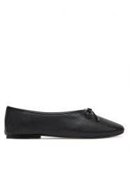 Aldo Baleriny Joselie 13931956 Czarny. Czarne baleriny damskie Aldo, bez wzorów, ze skóry, bez obcasa. Za 219.99 zł.