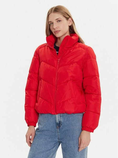 Vero Moda Kurtka zimowa Gario 10309844 Czerwony Regular Fit. Czerwone kurtki damskie Vero Moda, na zimę, xs, bez wzorów, z syntetyku, bez kaptura. Za 99.99 zł.