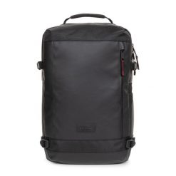 Plecak Eastpak Tecum. Czarne plecaki damskie Eastpak, bez wzorów, z materiału. Za 468.50 zł.