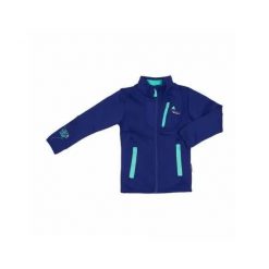 Bluza dziewczęca z polaru Peak Mountain Gaynur. Niebieskie bluzy bez kaptura damskie Peak Mountain, z materiału. Za 222.50 zł.