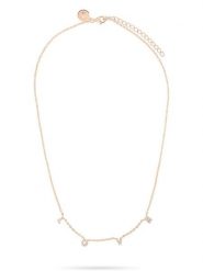 Tamaris Naszyjnik z cyrkoniami - dł. 45 cm rozmiar: onesize. Naszyjniki damskie Tamaris, srebrne. Za 130.99 zł.