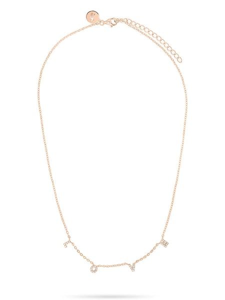 Tamaris Naszyjnik z cyrkoniami - dł. 45 cm rozmiar: onesize. Naszyjniki damskie Tamaris, srebrne. Za 130.99 zł.