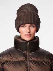 Pieces Czapka dzianinowa w kolorze brązowym rozmiar: onesize. Brązowe czapki zimowe damskie Pieces, z dzianiny. Za 50.59 zł.