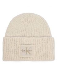Calvin Klein Czapka LV04F8104G Kremowy. Białe czapki zimowe damskie CALVIN KLEIN, z poliesteru. Za 209.99 zł.