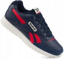 Męskie buty sportowe skórzane ORTHOLITE REEBOK GLIDE RIPPLE. Niebieskie buty sportowe na co dzień męskie Reebok, z materiału, bez zapięcia, trekkingowe. Za 229.00 zł.