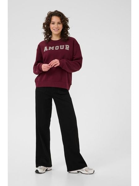 Kaffe Bluza w kolorze czerwonym rozmiar: S. Czerwone bluzy bez kaptura damskie Kaffe, s. Za 165.99 zł.