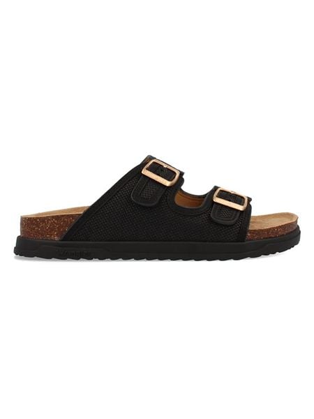 Wrangler Klapki w kolorze czarnym rozmiar: 36. Czarne klapki damskie Wrangler, bez wzorów, bez obcasa. Za 110.29 zł.