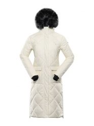 Alpine Pro Płaszcz pikowany "Gosbera" w kolorze białym rozmiar: M. Białe płaszcze damskie Alpine Pro, m, bez wzorów. Za 553.45 zł.
