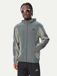 Adidas Bluza Tech Essentials Workout Track Top KQ5738 Zielony Regular Fit. Zielone bluzy bez kaptura męskie Adidas, bez wzorów, z syntetyku, sportowe, bez kołnierzyka, bez ramiączek. Za 303.99 zł.