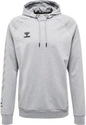 Bawełniana bluza z kapturem Hummel Move Grid. Szare bluzy z kapturem męskie HUMMEL, xl, z bawełny. Za 176.00 zł.