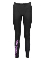 New Balance Legginsy funkcyjne w kolorze czarnym rozmiar: S. Czarne spodnie sportowe męskie New Balance, z materiału. Za 92.21 zł.