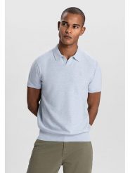 DSTREZZED Koszulka polo w kolorze błękitnym rozmiar: 3XL. Niebieskie koszulki polo męskie DSTREZZED, xl, bez wzorów, bez ramiączek. Za 158.10 zł.