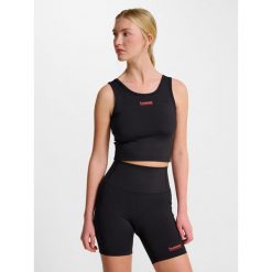 Biustonosz dla kobiet Hummel Intensity Top. Czarne biustonosze HUMMEL, bez wzorów. Za 196.50 zł.