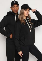 Czarna Klasyczna Bluza z Kapturem i Bawełną Desaria. Czarne bluzy z kapturem męskie Born2be, l, z bawełny. Za 84.99 zł.