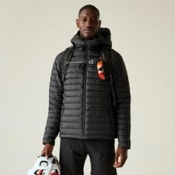 Męska pikowana kurtka Air Lite. Czarne kurtki męskie Dare 2b, m, bez wzorów, z poliesteru, sportowe, bez kaptura. Za 649.99 zł.