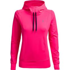 Bluza damska BLD601 - różowy neon - Outhorn. Czerwone bluzy z kapturem damskie Outhorn, na lato, z materiału. W wyprzedaży za 59.99 zł.