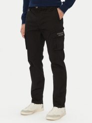 Aeronautica Militare Spodnie cargo 262PA1329UCT02443 Czarny Regular Fit. Czarne spodnie materiałowe męskie AERONAUTICA MILITARE, bez wzorów, z bawełny. Za 714.99 zł.