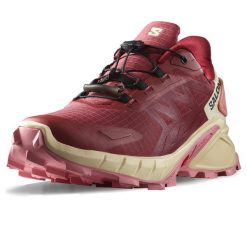 Buty do biegania damskie Salomon Supercross 4 Gtx. Czerwone obuwie do biegania damskie Salomon. Za 666.00 zł.