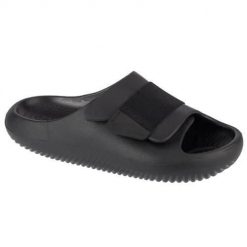 Klapki unisex Crocs 209413001. Czarne klapki i japonki męskie Crocs, z materiału. Za 364.00 zł.