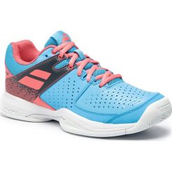 Buty BABOLAT - Pulsion All Court W 31S19481 Sky Blue/Pink. Czerwone buty sportowe na co dzień damskie BABOLAT, bez wzorów, z materiału, tenisowe. W wyprzedaży za 219.00 zł.