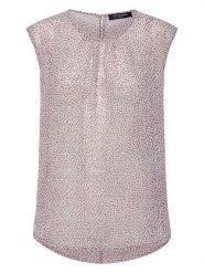 Ilse Jacobsen Bluzka w kolorze szaroróżowym rozmiar: 44. Różowe bluzki damskie Ilse Jacobsen, bez wzorów, bez kołnierzyka, bez ramiączek. Za 56.79 zł.