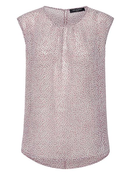 Ilse Jacobsen Bluzka w kolorze szaroróżowym rozmiar: 44. Różowe bluzki damskie Ilse Jacobsen, bez wzorów, bez kołnierzyka, bez ramiączek. Za 65.38 zł.