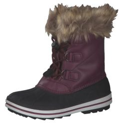 Śniegowce dziecięce CMP Anthilian Snowboots Wp. Czerwone buty zimowe męskie CMP, na zimę, z materiału, bez zapięcia. Za 301.95 zł.