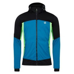 Kurtka turystyczna softshell Dare 2B Mountaineer. Czarne kurtki męskie Dare 2b, bez wzorów, z softshellu, bez kaptura. Za 169.99 zł.