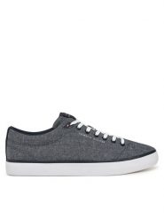 Tommy Hilfiger Tenisówki Th Hi Vulc Low Core Chambray FM0FM05389 Niebieski. Niebieskie trampki i tenisówki męskie Tommy Hilfiger, bez wzorów, z materiału, bez zapięcia. Za 179.99 zł.