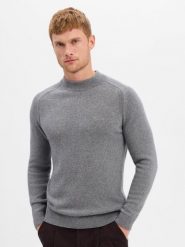 JOOP! sweter z domieszką wełny i kaszmiru Mężczyźni szary, M. Szare swetry męskie Joop!, m, bez wzorów, z kaszmiru, bez kołnierzyka. Za 749.95 zł.