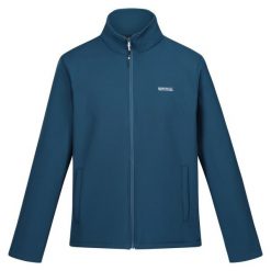 Męski Softshell Cera V. Niebieskie kurtki softshell damskie Regatta, m, bez wzorów, z softshellu, bez kaptura. Za 80.99 zł.